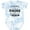 Tie Dye Blue, variant on Inktastic My Mommy is a Teacher and a Hero Boys or Girls Baby Bodysuit
