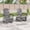 Light Gray, variant on CHYVARY Foldable Glider Adirondack Chair, 3-Position Adjustable Wood-Like HDPE Patio Furniture with Cup Holder, All-Weather Deck Seating, Gray