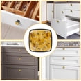 thumbnail image 4 of 4 Pcs Cabinet Handle Drawer Pulls Honey Bee Animals Knobs with Screws Square Furniture Office Cabinet Knob Decoration, 4 of 5