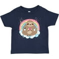 thumbnail image 3 of Inktastic Sloth Yoga Rainbow Girls Baby T-Shirt, 3 of 5