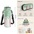 thumbnail image 7 of Yuyamidu Green Baseball Backpack 4 Piece Set for Girls Ages 6-12, Elementary Middle School Bookbag with Lunch Bag Pencil Case Water Bottle Bag Kids School Daypack, 7 of 7