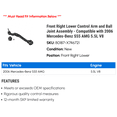 thumbnail image 2 of Front Right Lower Control Arm and Ball Joint Assembly - Compatible with 2006 Mercedes-Benz S55 AMG 5.5L V8, 2 of 2