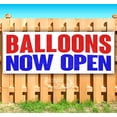 thumbnail image 1 of Balloons Now Open 13 oz Vinyl Banner With Metal Grommets, 1 of 4