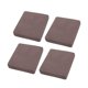 thumbnail image 4 of 4 Piezas Funda de Cojín para Sofá Elástica Protector de Muebles Decorativa para Sala de Estar Material Seda de Leche Adecuada para Uso en Hogar Oficin Marrón, 4 of 8