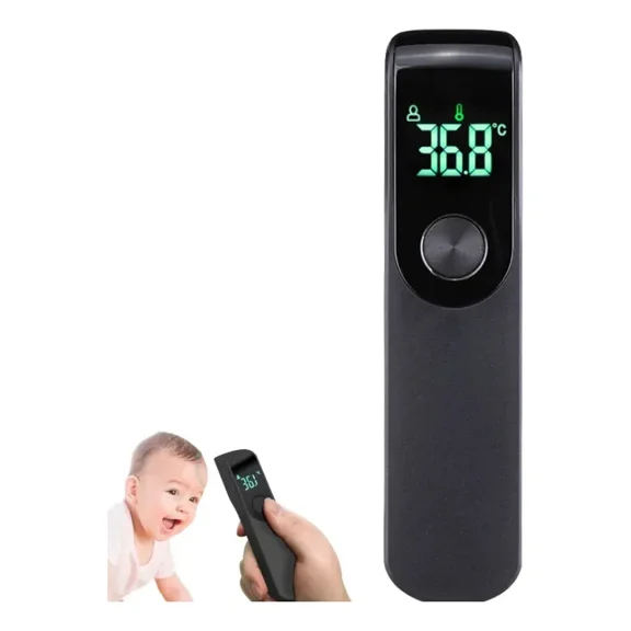 Non-Contact Forehead Thermometer,Digital Infrared Thermometer with Instant Read,Easy for Home,Indoor,Outdoor,Black