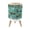 Color 3, variant on Small Trash Can with Lid Detailed Fish Swimming Dark Patterned 1.8 Gallon Dog Proof Trash Can Round Garbage Can Waste Bin Wastebasket for Bathroom Bedroom Living Room
