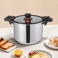 thumbnail image 6 of 1 PCS 7L/7.4Qt  Pressure Pot, Pressure Cooker, 201 Stainless Steel Pressure Pot, Pressure: 60Kpa, 6 of 11