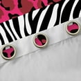 thumbnail image 4 of Feelyou Leopard Print Black Out Curtains, Abstract Lines Curtains Pack of 2 (42x63 Each), 4 of 6