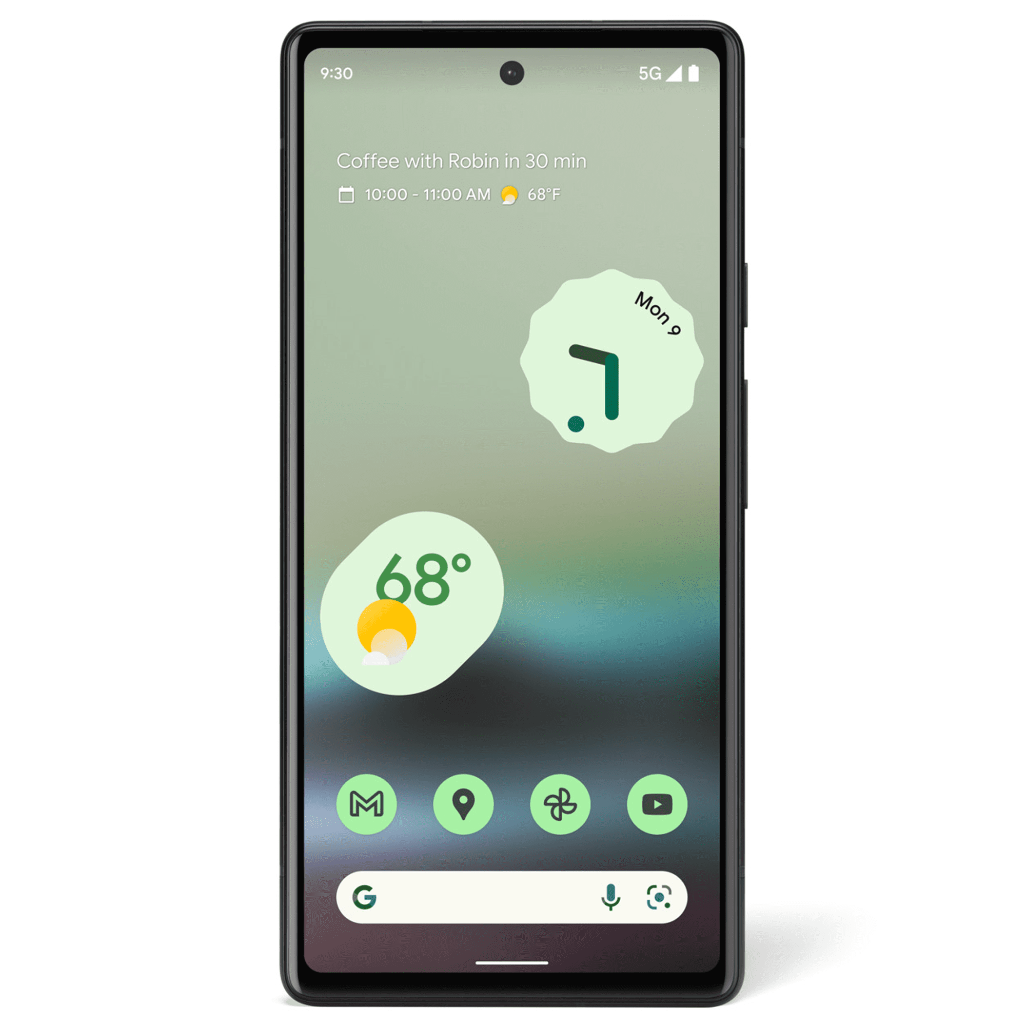 Total by Verizon Google Pixel 6A 5G, 128GB, Black - Prepaid Smartphone [Locked to Total by Verizon]