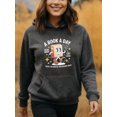 thumbnail image 3 of Novel Hoodie for Men Women, Book Lover Pullover Hooded Sweatshirt, Cozy Cotton Poly Blend, Casual Reading Outfit, 3 of 5