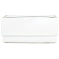 thumbnail image 1 of Glazed White Rectangular Planter, 1 of 1