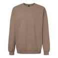 thumbnail image 3 of Gildan SF000 Softstyle Crewneck Sweatshirt-Brown Savana-3XL, 3 of 7