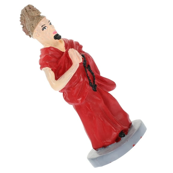 unbranded  Mini People Action Figure Realistic Painted Monk Figurines Model