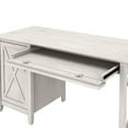 thumbnail image 6 of Key West 54W Computer Desk with Lateral File Cabinet in White - Engineered Wood, 6 of 8