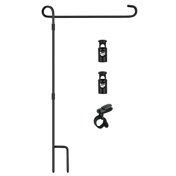 Garden Flag Stand, Premium Garden Flag Pole Holder Metal Yard Flag