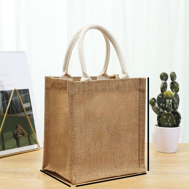 jute burlap tote bolsas