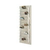 Whitmor 36 Pair White 12-Tier Over-the-Door Shoe Rack Steel and ABS Plastic, Adult Use