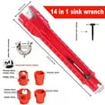 thumbnail image 5 of Pangheng A1W8, 14-in-1 Non-slip, Universal Plumbing Wrench, 5 of 8