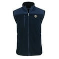 thumbnail image 2 of Men's Cutter & Buck Navy North Carolina Tar Heels Big & Tall Cascade Eco Sherpa Fleece Full-Zip Vest, 2 of 3