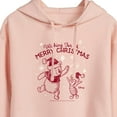thumbnail image 3 of Disney Winnie The Pooh - Wishing For A Merry Christmas - Juniors Cropped Pullover Hoodie, 3 of 5