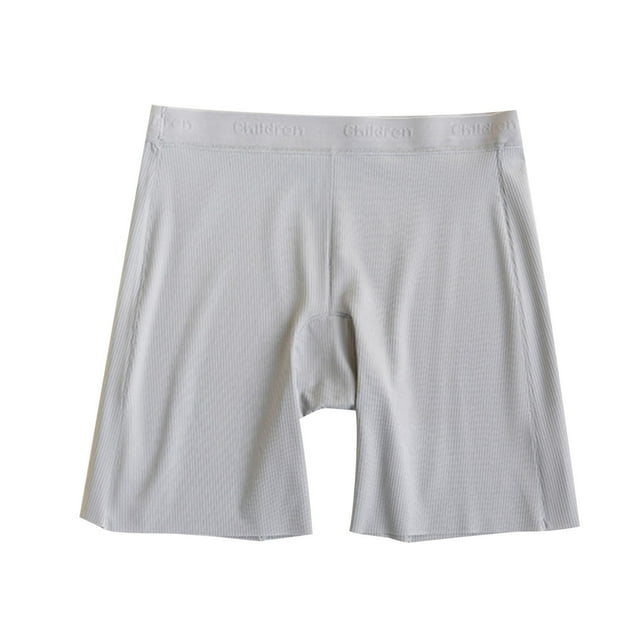 Hinvhai Boxeurs pour Fille Liquidation Shorts Garçon Taille Haute sous-Vêtements Boxeurs Extensibles Gris 3 Ans