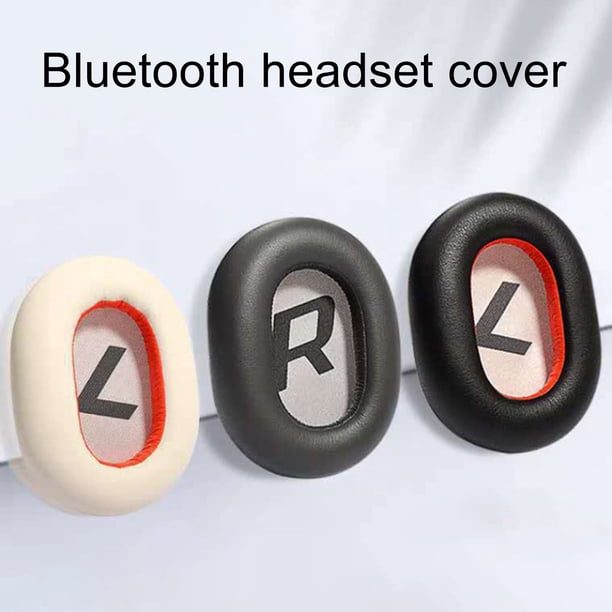 Twowood auricular 1 par de alasticidad alta elasticidad Soft Faux Faux Pads EARCAPS Auriculares Earmuffs Cojín protector para Plantronics Segunda Generación Backbeat Pro2 SE
