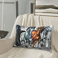 thumbnail image 5 of Salouo Four Running Horses Print Print Pillow Case Cover,Wrinkle-Free Bed Pillow Cover Pack of 1 Home Decor Fade-Resistant and Stain-Resistant ,Pillows Not Included -20"x30", 5 of 8