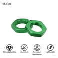 thumbnail image 3 of Uxcell Aluminum 17mm Thread 1.0mm Hex Wheel Nuts for 1/8 RC Model Car Trucks Off Road Car Upgraded Parts 16PCS(Green), 3 of 6