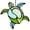 Yellow Tortoise, variant on JARENGO Sea Turtle Stained Acrylic Window Hanging for Garden, Bathroom, Backyard, Housewarming Party Decorations Gift for Friends