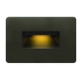 thumbnail image 1 of Hinkley Landscape Lighting Luna 58508BZ Horizontal 120v Step Light - Integrated LED 2700K, Line Voltage, Dimmable - Bronze, 1 of 2