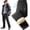 Black, variant on Fleece Thermal-Pants, Waterproof Windproof, Sherpa Fleece Lined, for Skiing Hiking Camping and Daily Winter Wear