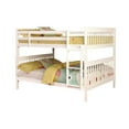 thumbnail image 1 of Coaster Chapman Transitional Full Over Full Wood Bunk Bed in White Finish, 1 of 3
