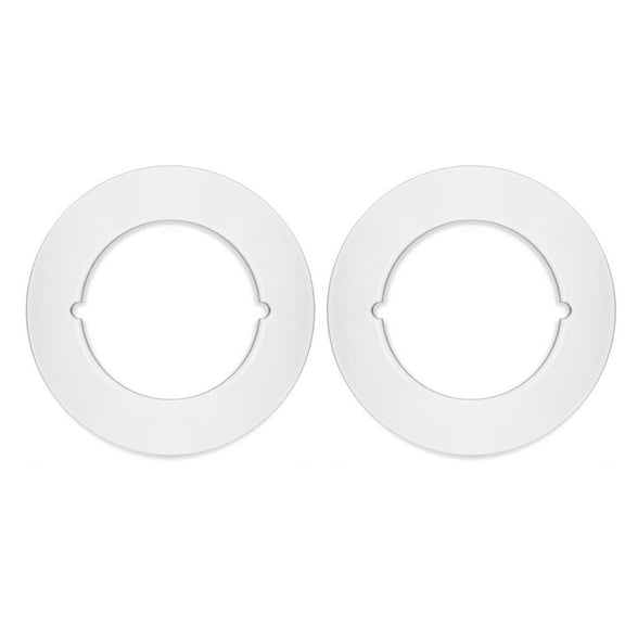Sylvtty 1/2Pcs Round Door Knob Plates Self Adhesive Scratch-Resistant Simple Installation Door Handle Cover Filler Fixing Repair Plates
