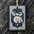 thumbnail image 6 of Ornament - BLACK - Chinese Horoscope Set of 12 3x4in Painted Wood, 6 of 8