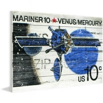 Marmont Hill - "Mariner 10" Painting Print on White Wood