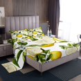 thumbnail image 1 of Erosebridal Lemon Fruit Twin Sheet Sets, Tropical Summer Holiday Bedding Twin Size, 3pcs, 1 of 7