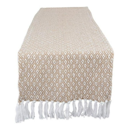 

Design Imports CAMZ11282 72 in. Stone Mini Diamond Table Runner