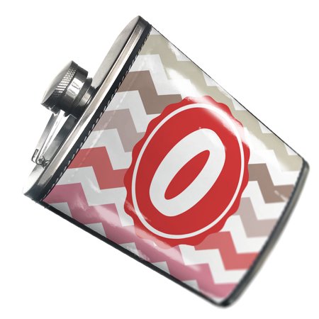 

NEONBLOND Flask Monogram O Soft Pink Grey Chevron