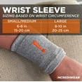 thumbnail image 3 of Incrediwear Wrist Sleeve for Joint Pain Relief (Black, Large), 3 of 5