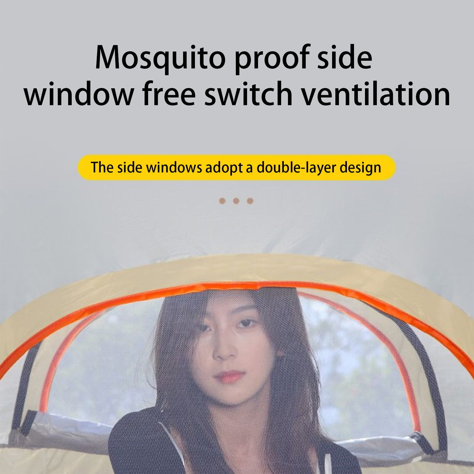 Christmas Gifts Clearance! SHENGXINY Camping Tent Clearance Automatic Tent Rain and Sun Protection A That Open Automatic Tent 2 Seconds Quickly Open Camping Tent Orange
