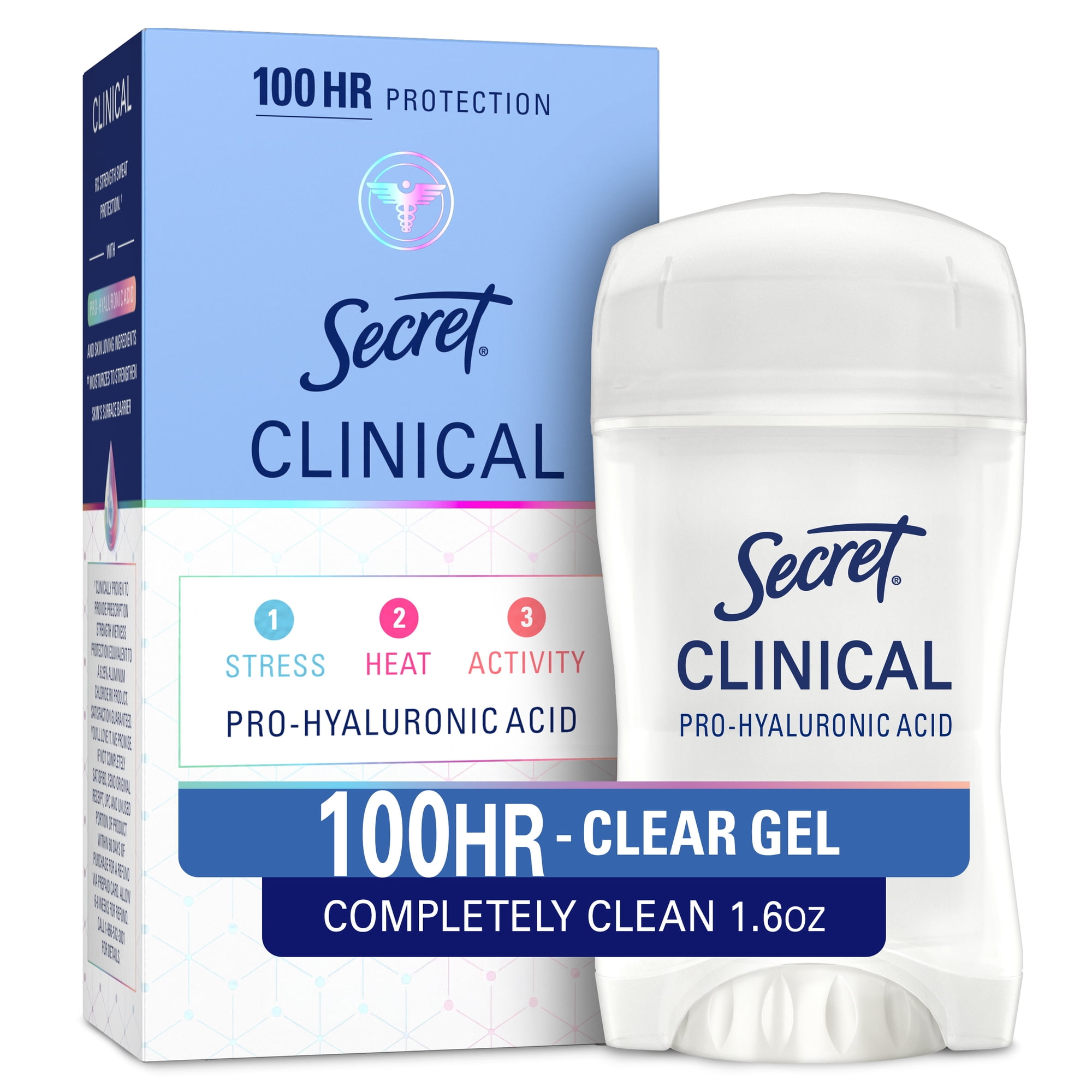 UPC 037000885115 product image for Secret Clinical 100HR Antiperspirant Deodorant  Clear Gel  Clean Lavender  1.6 o | upcitemdb.com