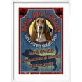 thumbnail image 2 of Art.com Devil Dog Tavern - Basset Hound Art Print by Lantern Press, White Frame Wall Art, 21" x 29", 2 of 5