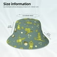 thumbnail image 6 of Bingfone Cute Yoga Frogs Bucket Hat For Men Women,Packable Reversible Printed Sun Hats,Fisherman Outdoor Travel Hiking Beach Caps, 6 of 9