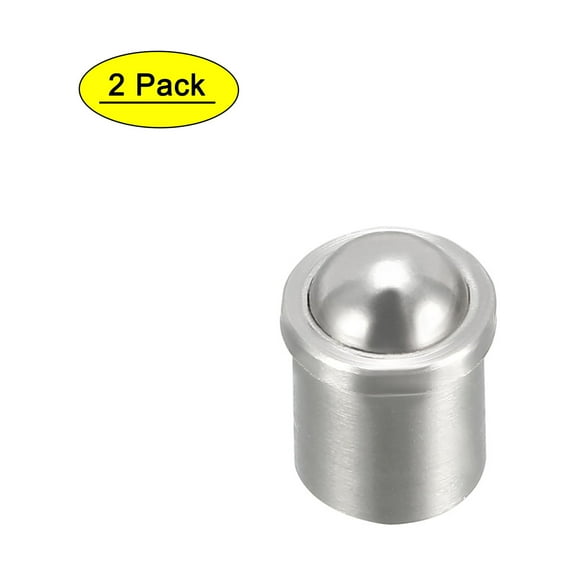 6mm Dia Door Closet Ball Catch Latch Catcher Stainless Steel 2Pack