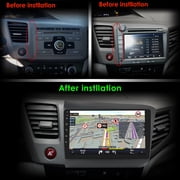 Hizpo Car Stereo Radio For Honda Civic 2012 2013 2014 2015 Apple Carplay Android 12 Auto Wifi 2+32GB Bluetooth Head Unit GPS Navigation Player