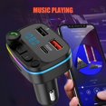 thumbnail image 4 of Wmool Adaptateur Chargeur Sans Fil Bluetooth FM Radiocommande Voiture USB UK, 4 of 8