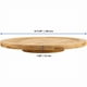 thumbnail image 2 of Plato giratorio de madera para cocina, soporte para postres, bandeja de servir redonda, 2 of 9