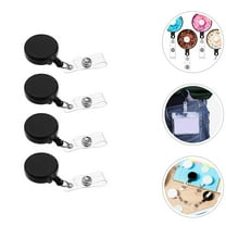 WHAMVOX 4 Pcs Retractable Badge Holders Office