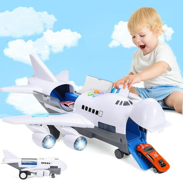 Music Story Airplane Simulation Track Inertia Children's Toy Aircraft