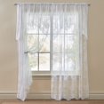 thumbnail image 1 of HAOAN Ella Floral Lace Panel With Attached Valance, 1 of 3